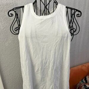 Lululemon All Tied Up Tank Top White Size 2 STAINS
